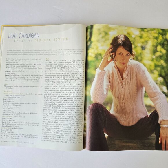 Interweave Knits Winter 2002/2003 Magazine Featuring Romantic Sweaters Patterns - Picture 13 of 16